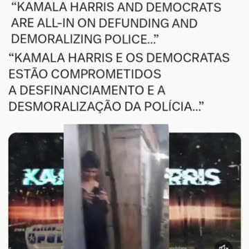 KAMALA HARRIS TENTOU ACABAR COM A POLÍCIA, A GLOBO FEZ O MESMO ESTÃO LEMBRADOS.