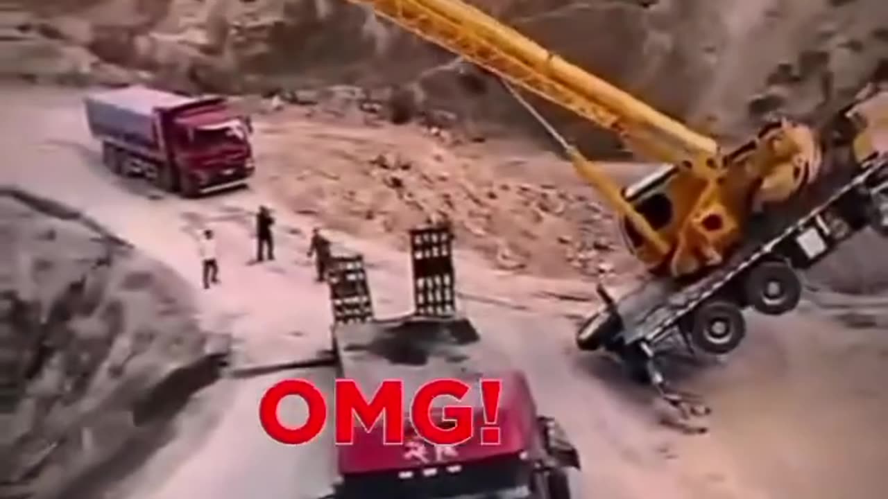 Crane lifting failed