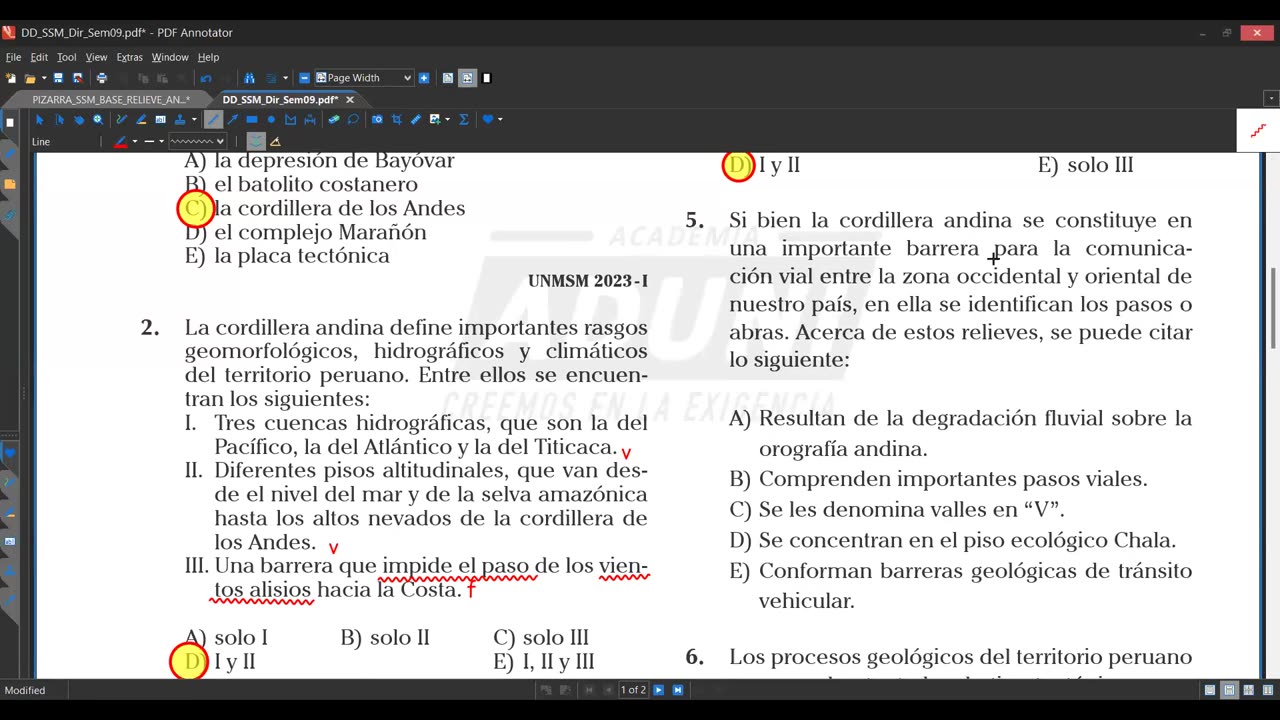 SEMESTRAL ADUNI 2024 | Semana 09 | Álgebra | Geografía | Economía