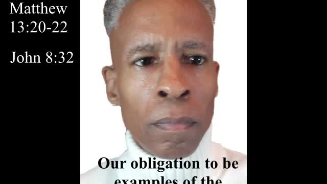 OUR OBLIGATION TO BE EXAMPLES OF BELIEVERS IN WORD