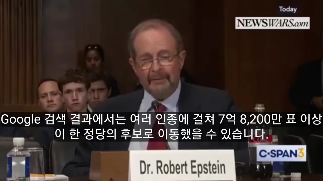 Robert Epstein,In 2019, Dr. Epstein testified to Congress about Google's election tampering.