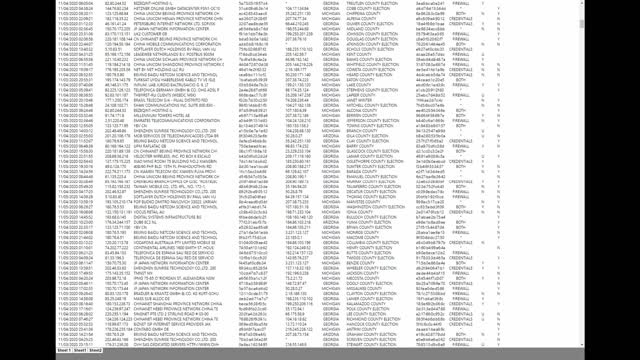 Analysis of the Packet Traffic on Election Day 2020