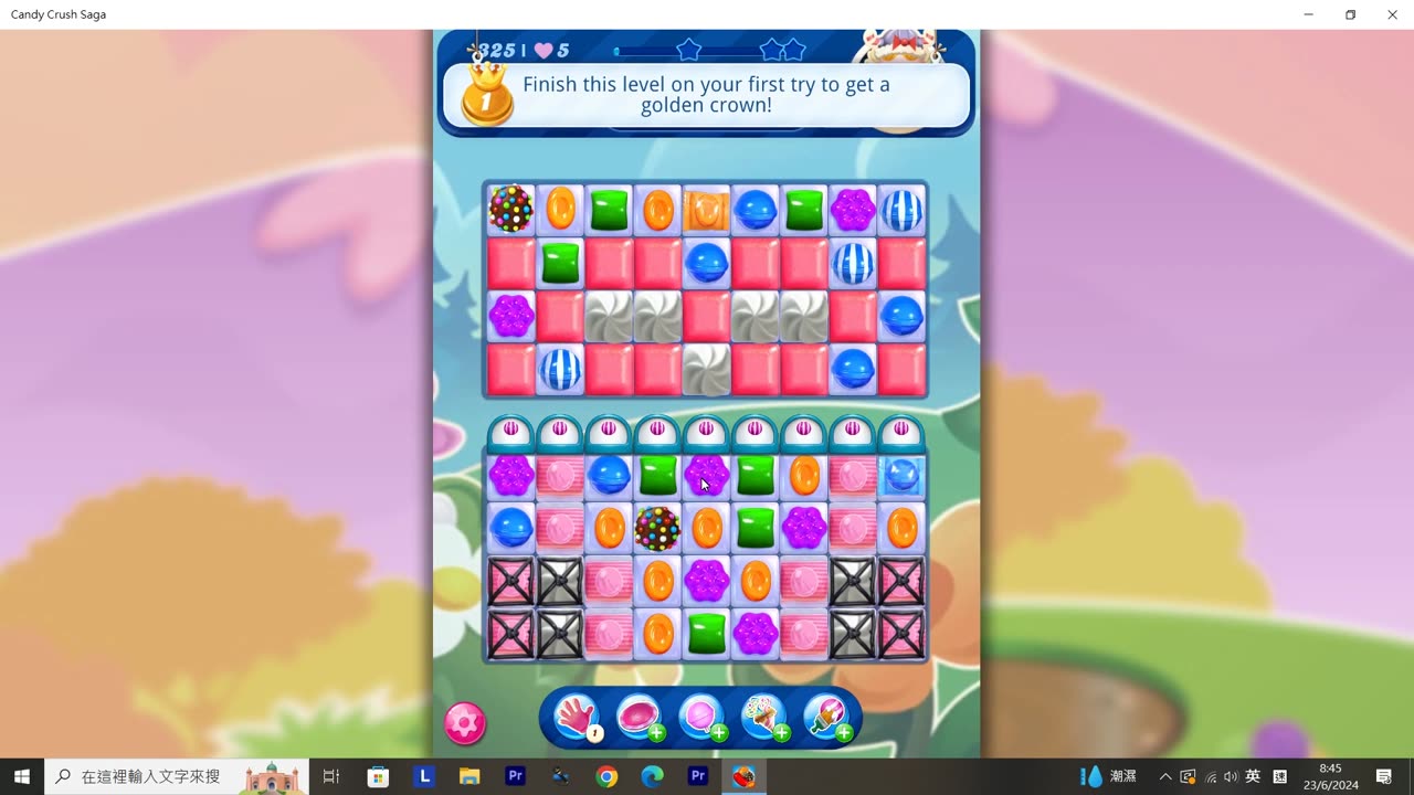 Candy Crush Saga Record (Level 325)