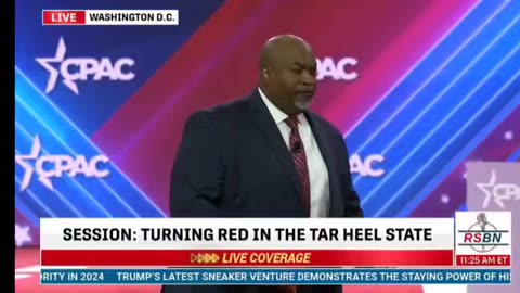 Mark Robinson speaks at CPAC 2024