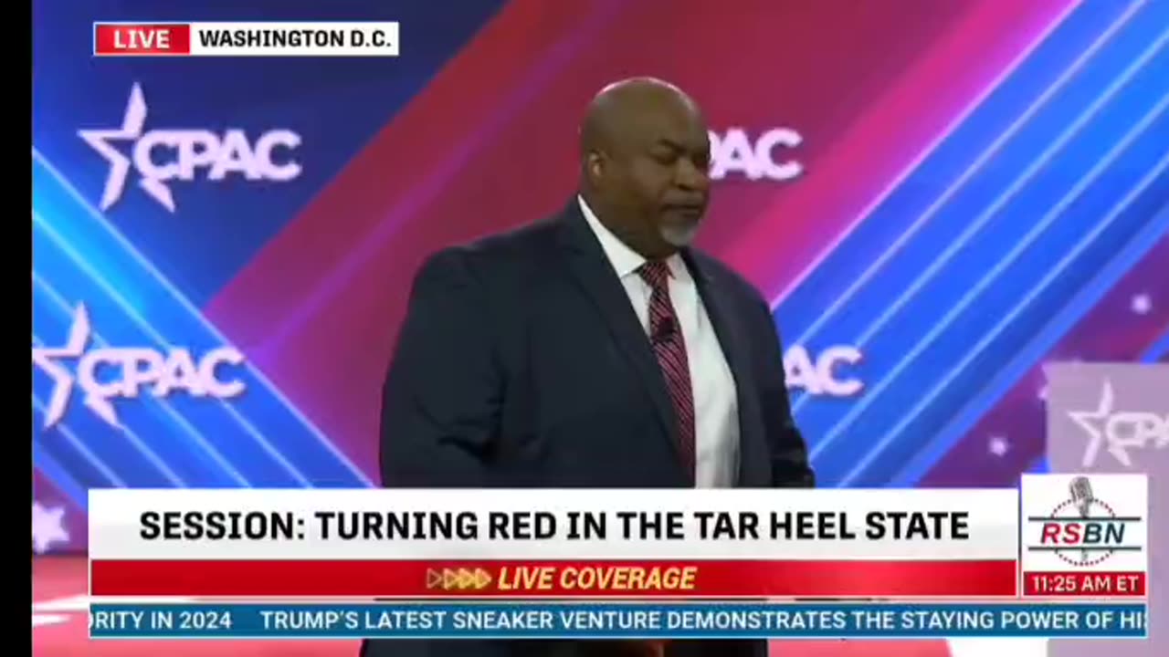 Mark Robinson speaks at CPAC 2024