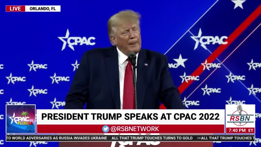 President Donald J. Trump Full Speech at CPAC 2022 in Orlando