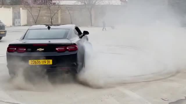 Watch the Chevrolet Camaro drift beast🔥🔥