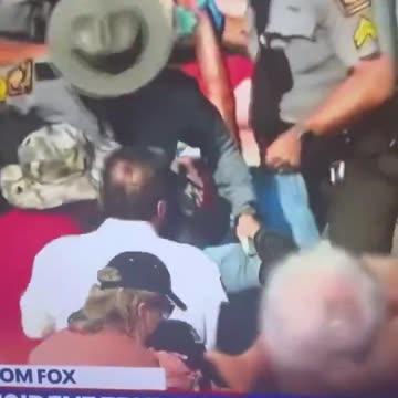 Trump Shooters Body Carried Out