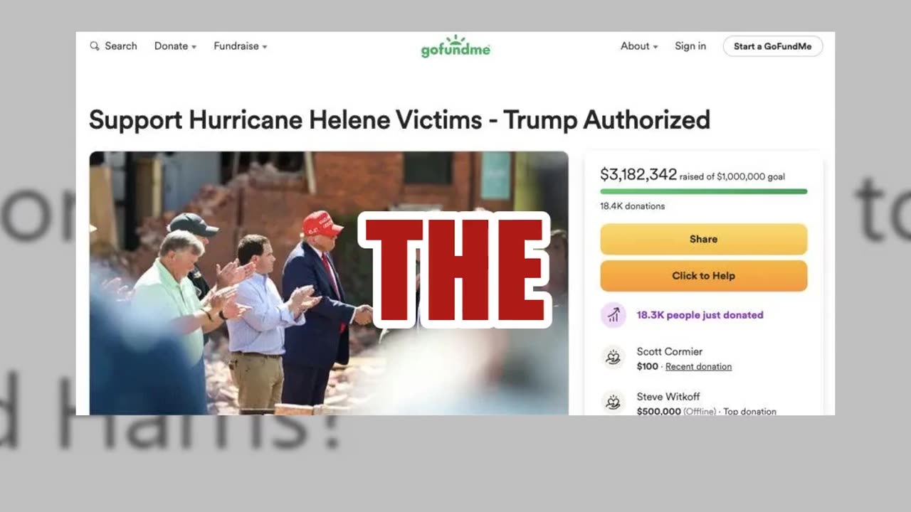 Fact Check: NO Evidence Trump 'Donated $25 Million' To Hurricane Helene Victims