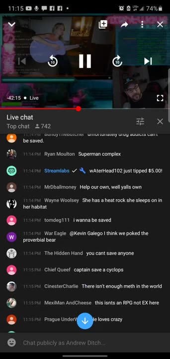 “Andy Ditch is in the Chat Tonight” (October 2020)