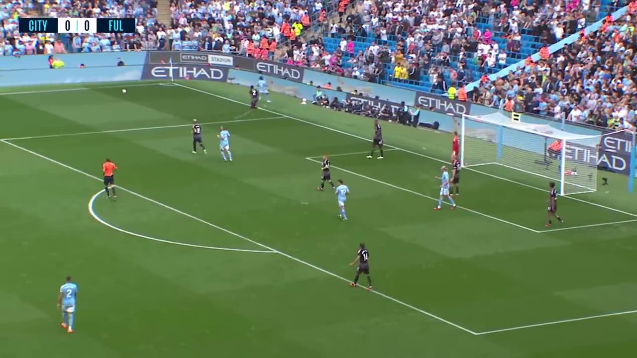 - EXTENDED HIGHLIGHTS Man City 51 Fulham Haaland nets 7th City hattrick_720p