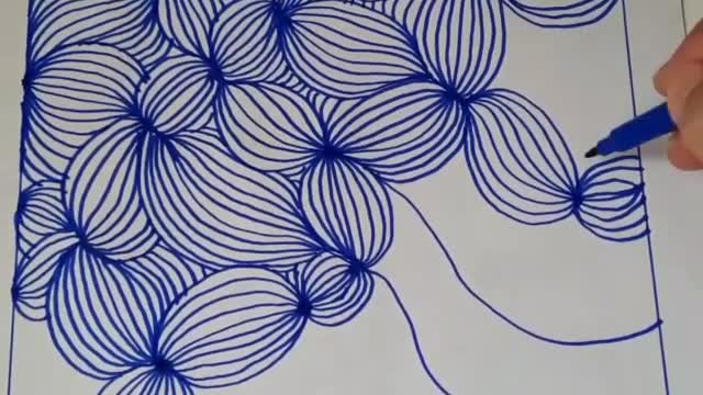 Free hand 3d patterns drawing