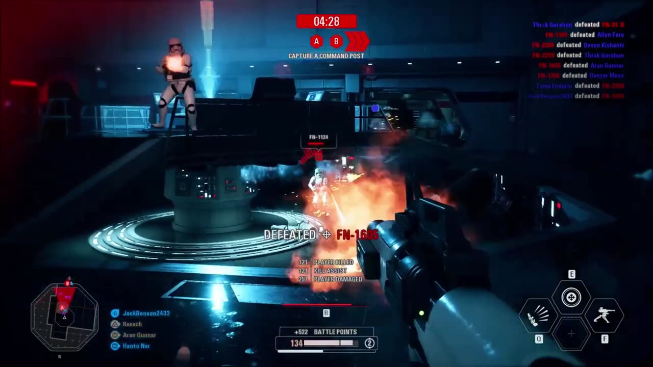 SWBF2: Instant Action Mission (Attack) Resistance Resurgent-class Star Destroyer Gameplay