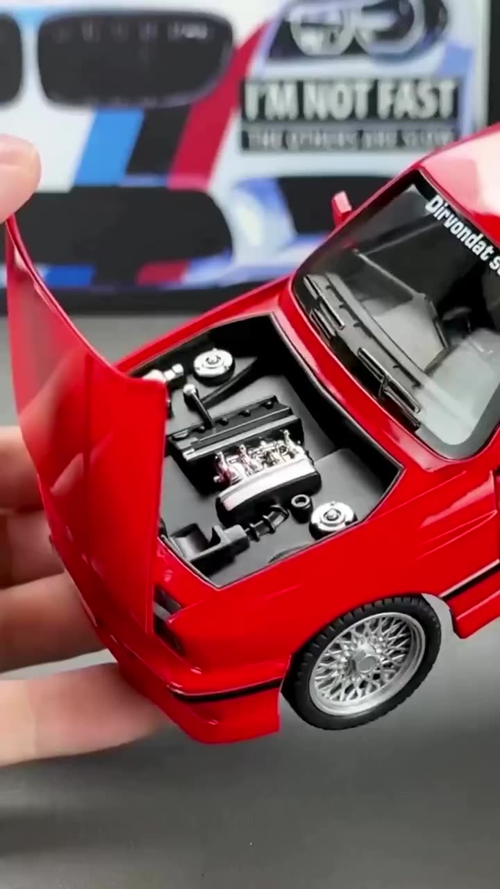 This is ur BMW E30 M3 Red Scale Model