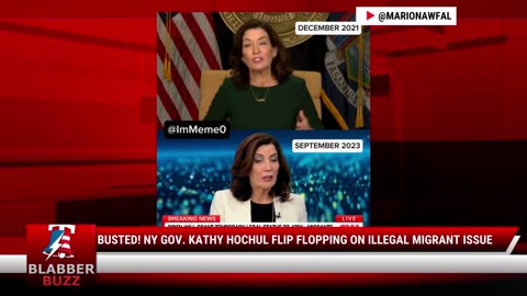 Busted! NY Gov. Kathy Hochul Flip Flopping On Illegal Migrant Issue