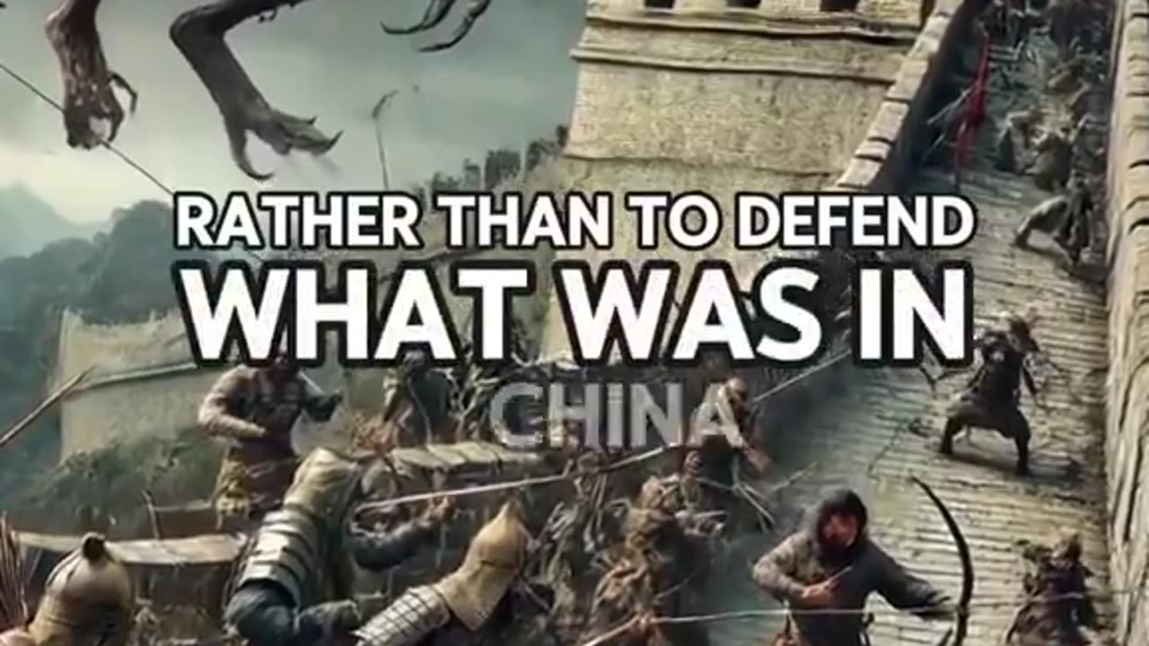 WHY WOULD CHINA BUILD THE GREAT WALL WITH LOOKOUT POSTS FACING TOWARDS CHINA?