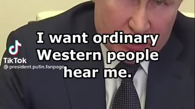 Ukraine - 03/24/22 - Putin Talks To The West. "Your Being Lied To"