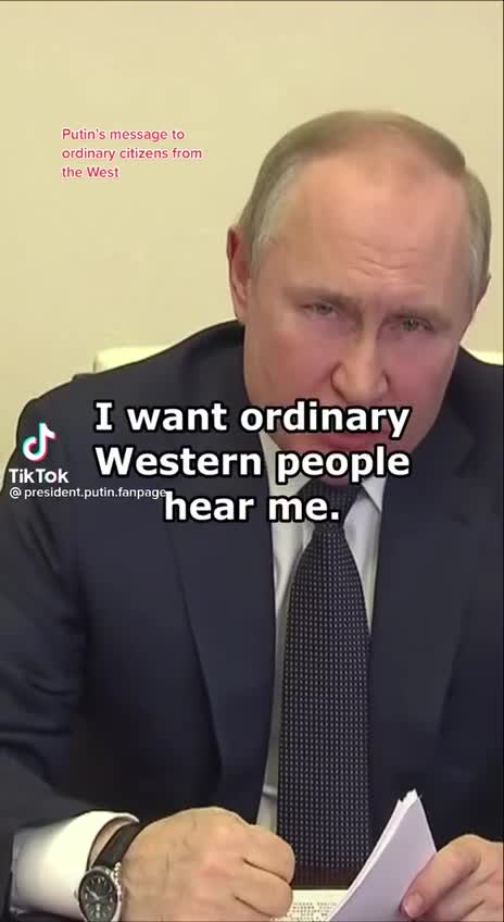 Ukraine - 03/24/22 - Putin Talks To The West. "Your Being Lied To"