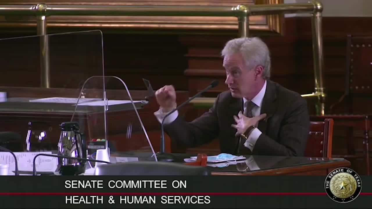 Peter McCullough, MD testifies to Texas Senate HHS Committee