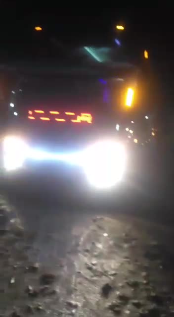 Raninglight in the bus