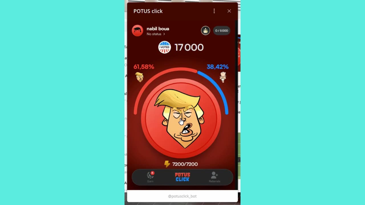 big mini app telegram mining potus click