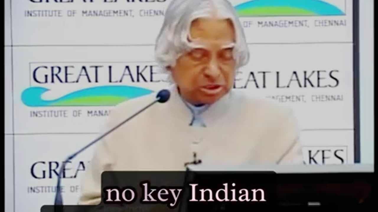 APJ Abdul Kalam inspiring Speech