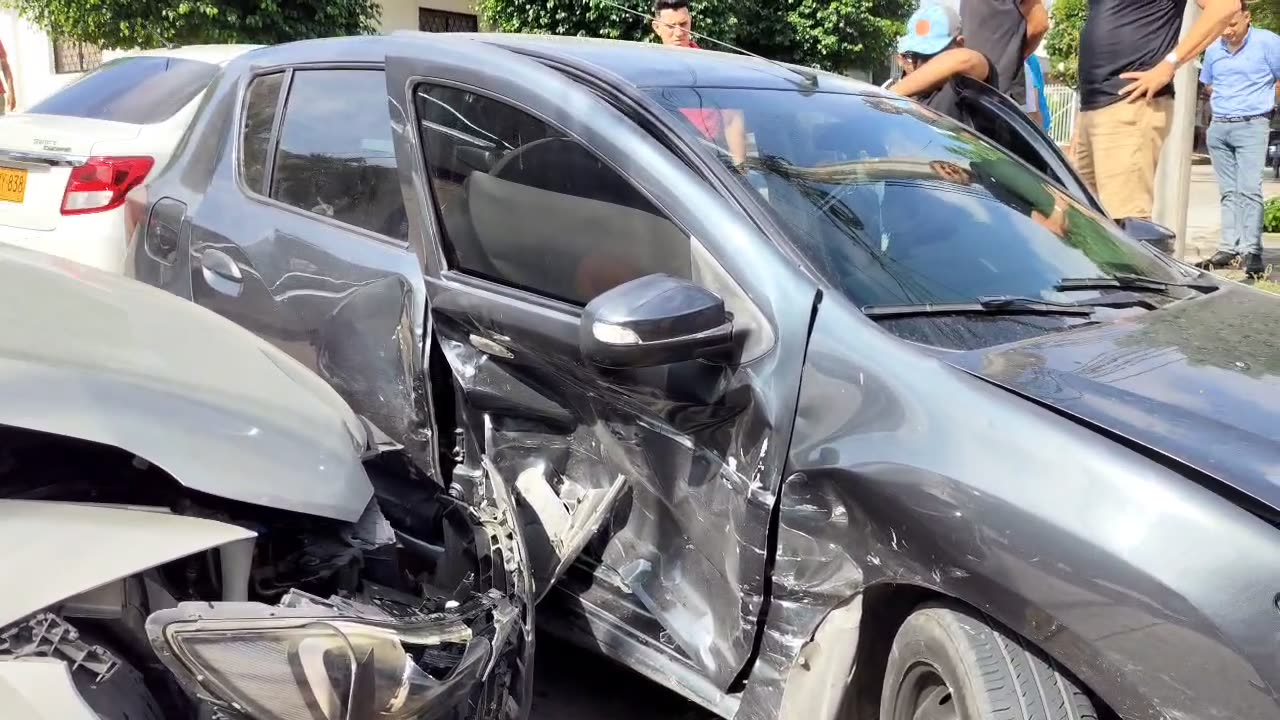 Accidente de tránsito en Barranquilla deja dos personas lesionadas