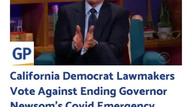 California Democrat Lawmakers Vote Against Ending Governor Newsom’s Covid Emergency Powers