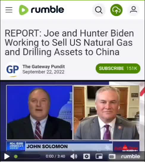 The bidens are corrupt Trason