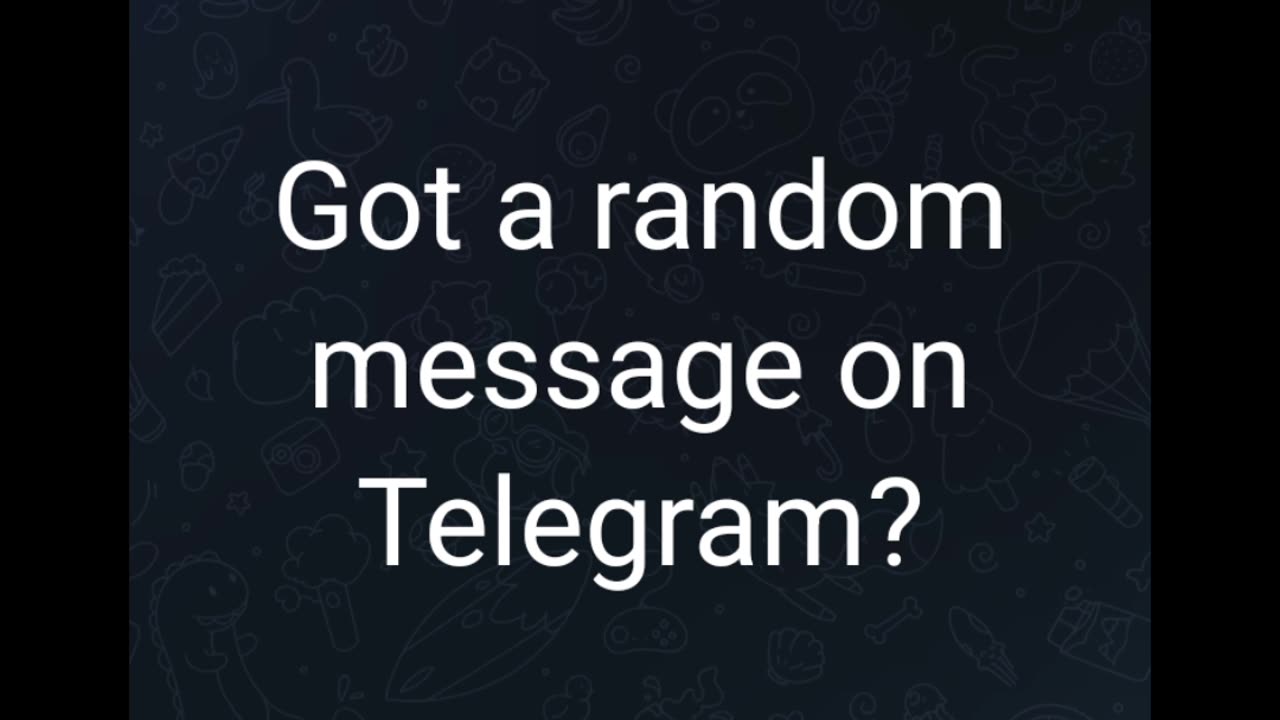 Got a random message on Telegram? Block & Report