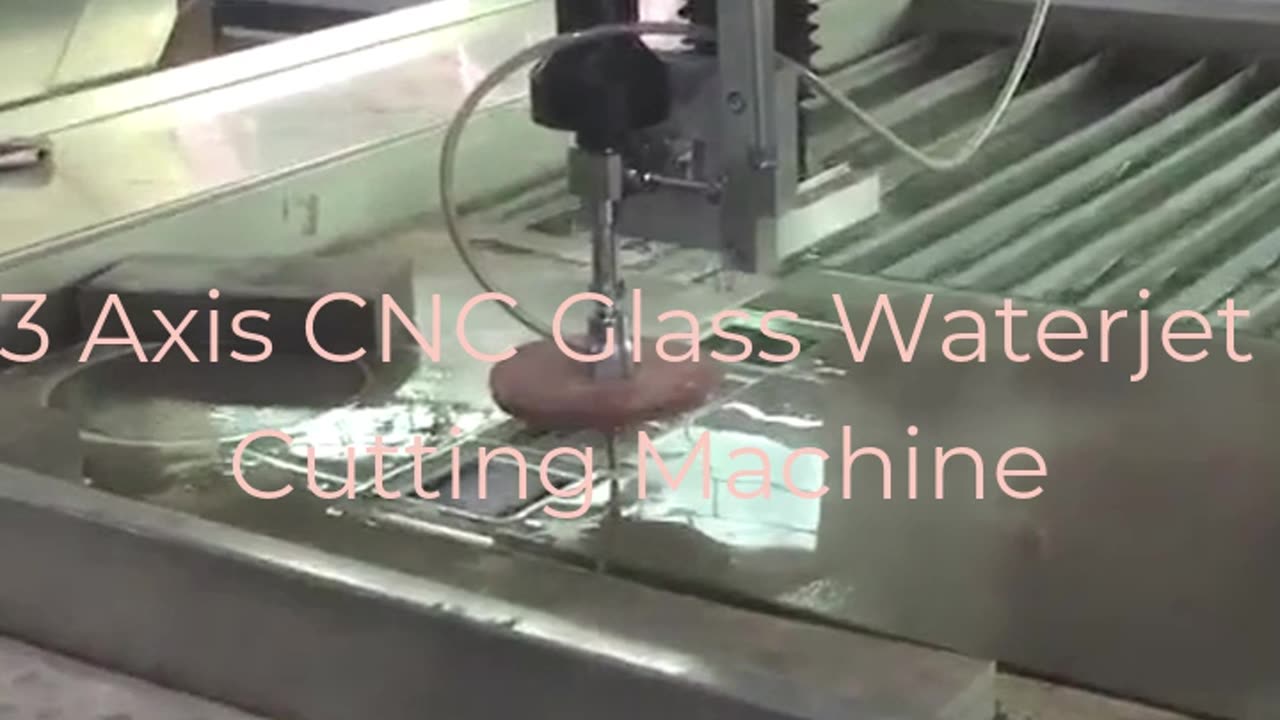 3 Axis CNC Glass Waterjet Cutting Machine Cutter Tempering Machine Polishing Machine