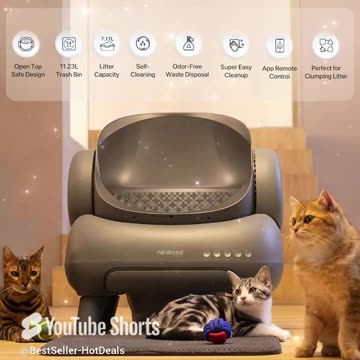 Neakasa M1 Open-Top Self Cleaning Cat Litter Box,