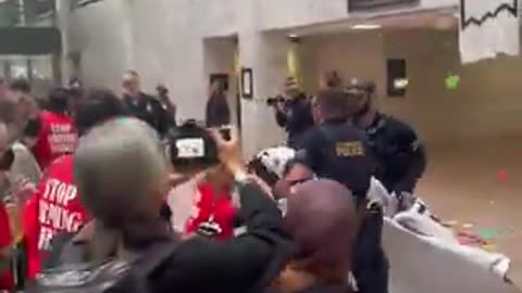 Insurrection happening right now in the Senate building.. Where do they