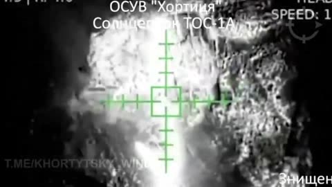 Incredible Footage from Ukrainian Drone Strike Overnight