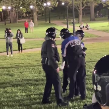 Police at Ohio State University began arresting students