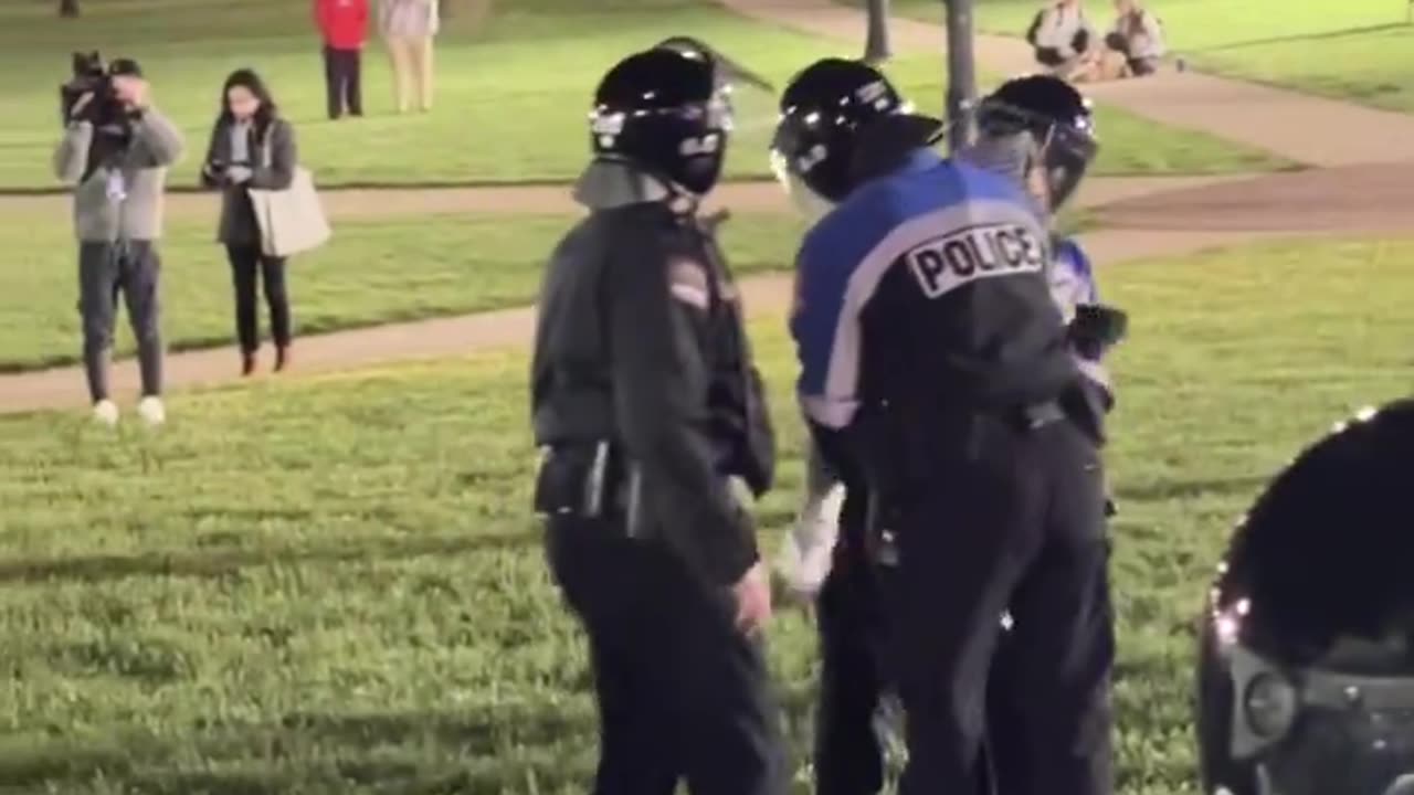 Police at Ohio State University began arresting students