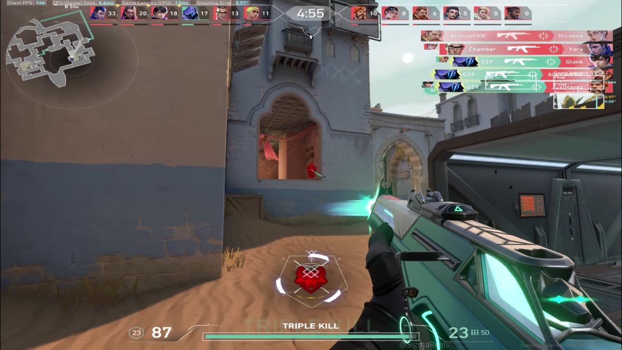 3 kills, 3 headshots