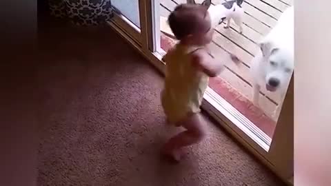 Kids vs. Glass Doors Fails | Funniest Door Fails 2021