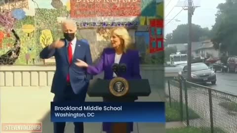 Biden hears Ice Cream Truck and wanders off