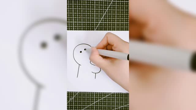 How to draw children's stick figures？