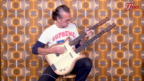 Danelectro 3923 Double Neck Bass & Guitar 1960 played by Erwin van Ligten | Demo @ TFOA