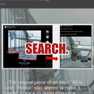 Fact Check: FAKE Image Shows Catastrophic Plane Crash On Bridge