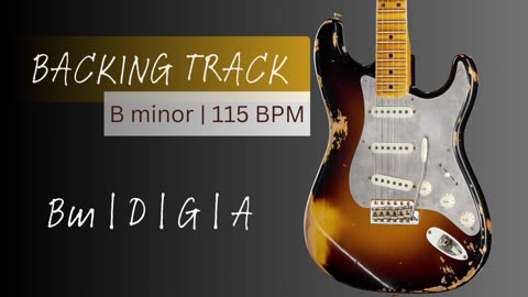 Country ROCK Backing Track in B Minor | 115 BPM