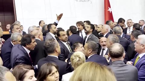 This is how MP’s debate in Turkey.