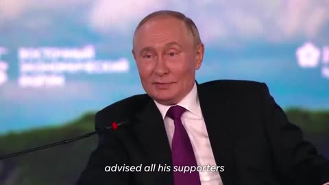 Vladimir Putin gets behind Kamala Harris for president