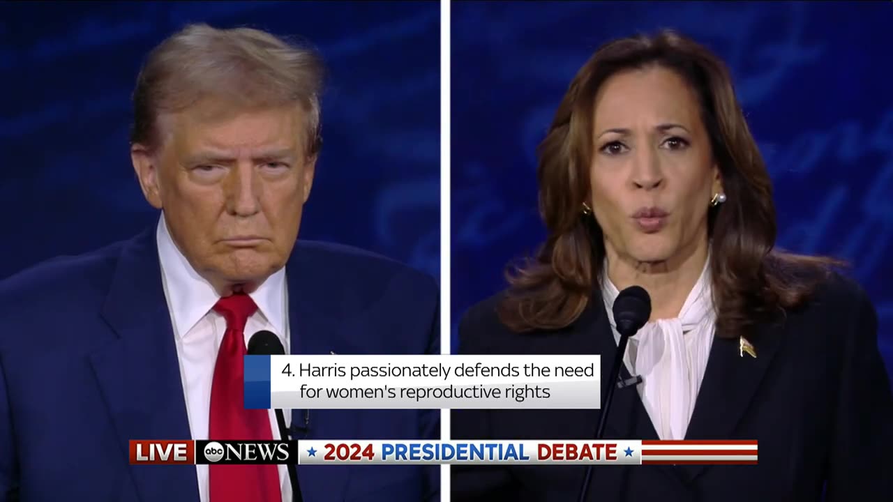 Trump v Harris_ US debate in three minutes