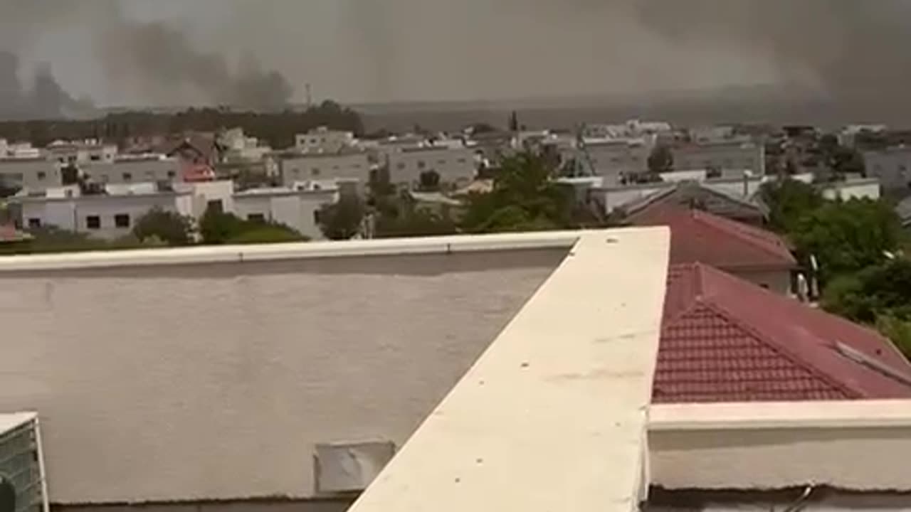 Katzrin: the northern Israeli town is surrounded by fires on all sides.