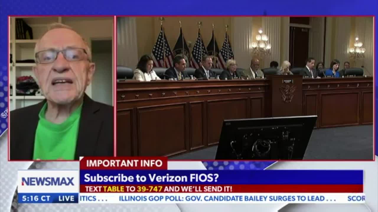 Alan Dershowitz on the J6 "unfair" tribunal