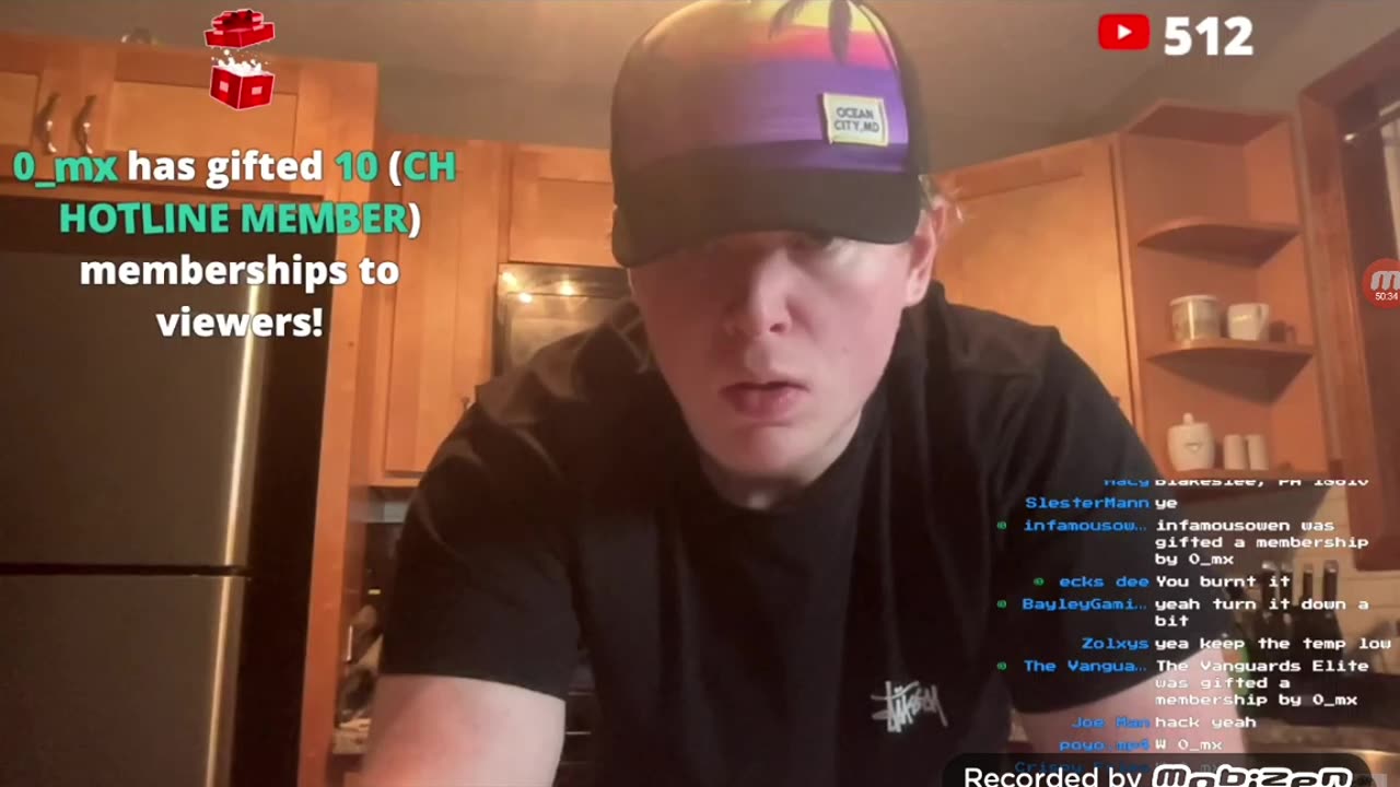 Bill jensen youtube livestream 10/14/24 cooking stream part 1