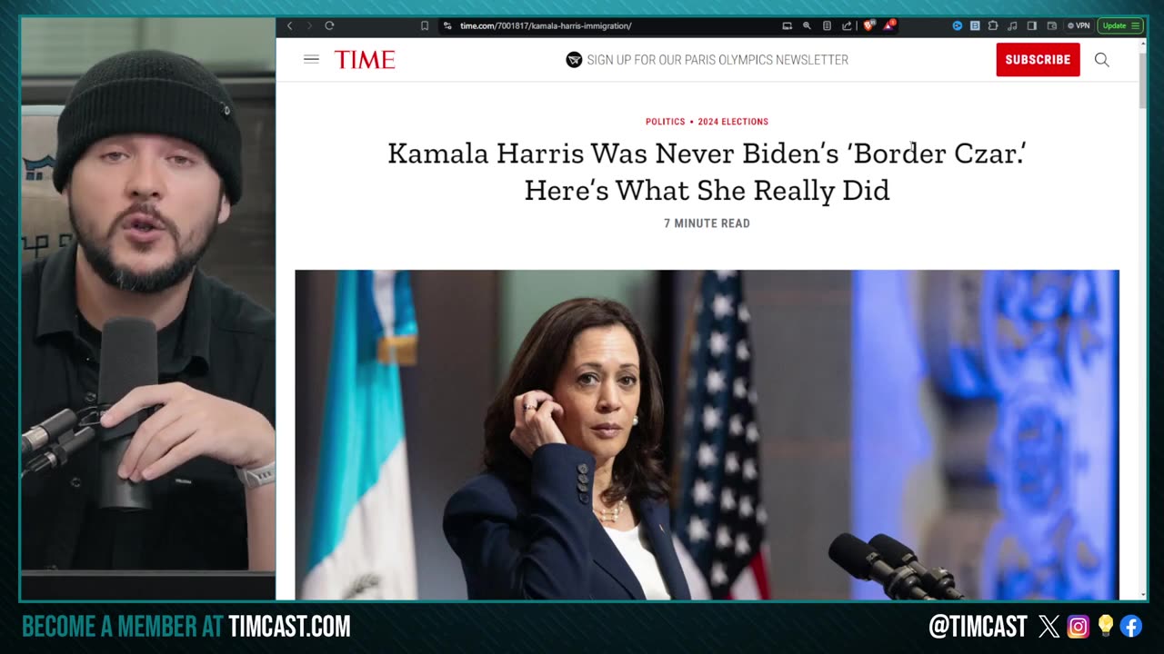 Kamala IMPEACHMENT FILED, MEDIA GASLIGHTING BEGINS, Claim Kamala Harris IS NOT Border Czar